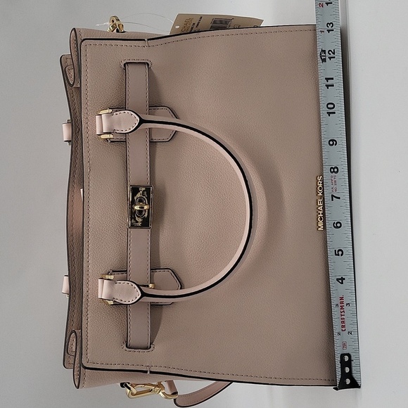 1436- Michael Kors Hamilton Leather Bag Pink Color NWT - Picture 11 of 12